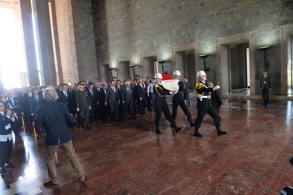 TOBB Delegelerimizle beraber TOBB 75. Genel Kurul öncesi Anıtkabir ziyareti