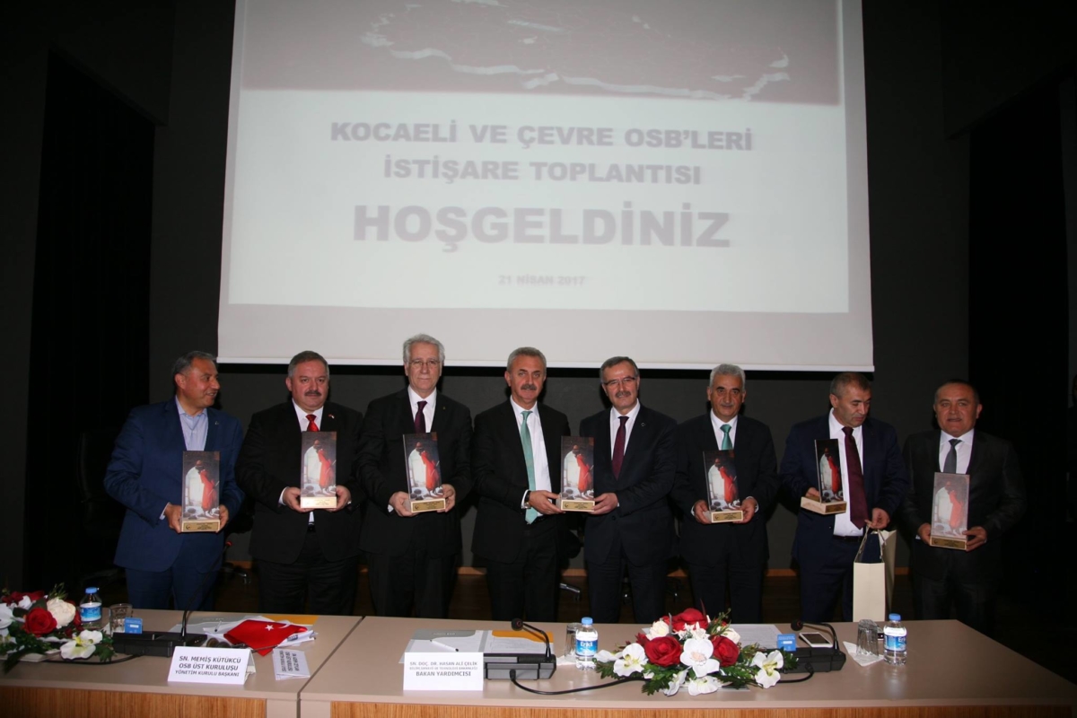 OSBÜK ün Kocaeli ve çevre OSB lerle istişare toplantısı Güzeller Osb de gerçekleştirildi.